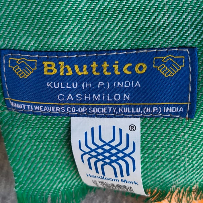 Hand Woven Tri Colour Cashmilon Muffler- Limited Edition