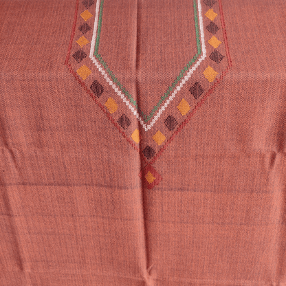 Hand Woven Pure Merino Wool Suit + Stole (Design Color May Vary)