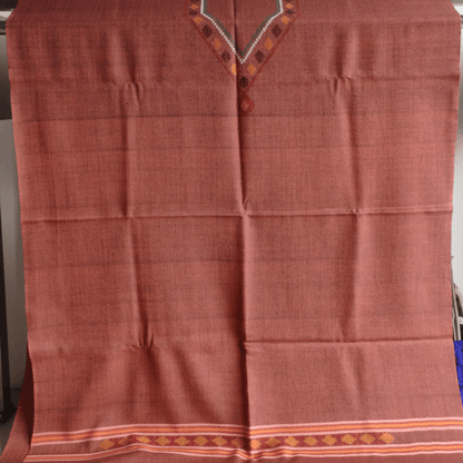Hand Woven Pure Merino Wool Suit + Stole (Design Color May Vary)