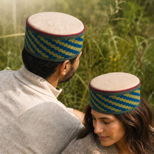 Colorful Traditional Typical Himachali Cap