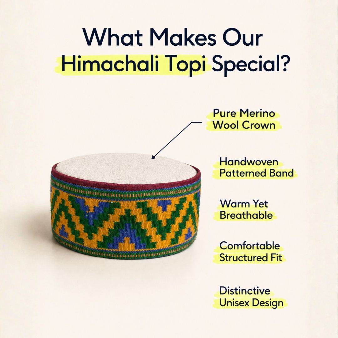 Heritage Kullu Cap- Green color