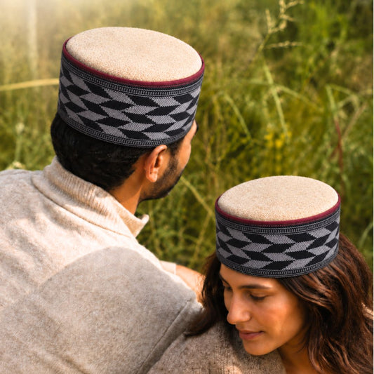 Colorful Traditional Typical Himachali Cap