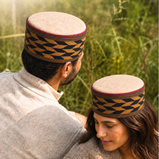 Colorful Traditional Typical Himachali Cap