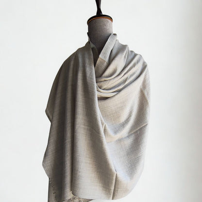 Mens Pure Woolen Shawl Grey