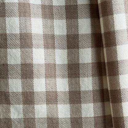 check boxes on merino wool stole  check design