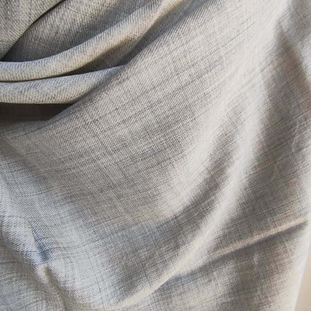 Mens Pure Woolen Shawl Grey