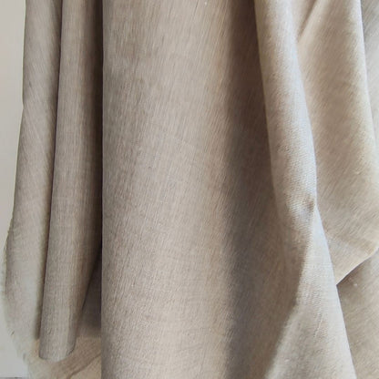Mens Pure Pashmina Shawl Taupe Grey