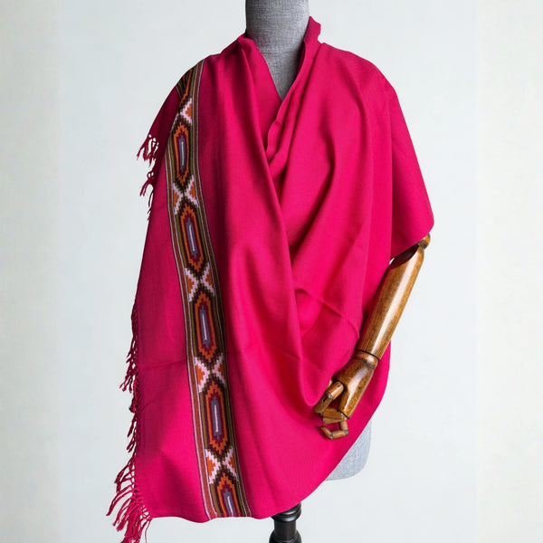 Polywool shawls
