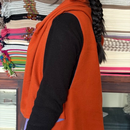 Women Reversible Capes with Kullu Border