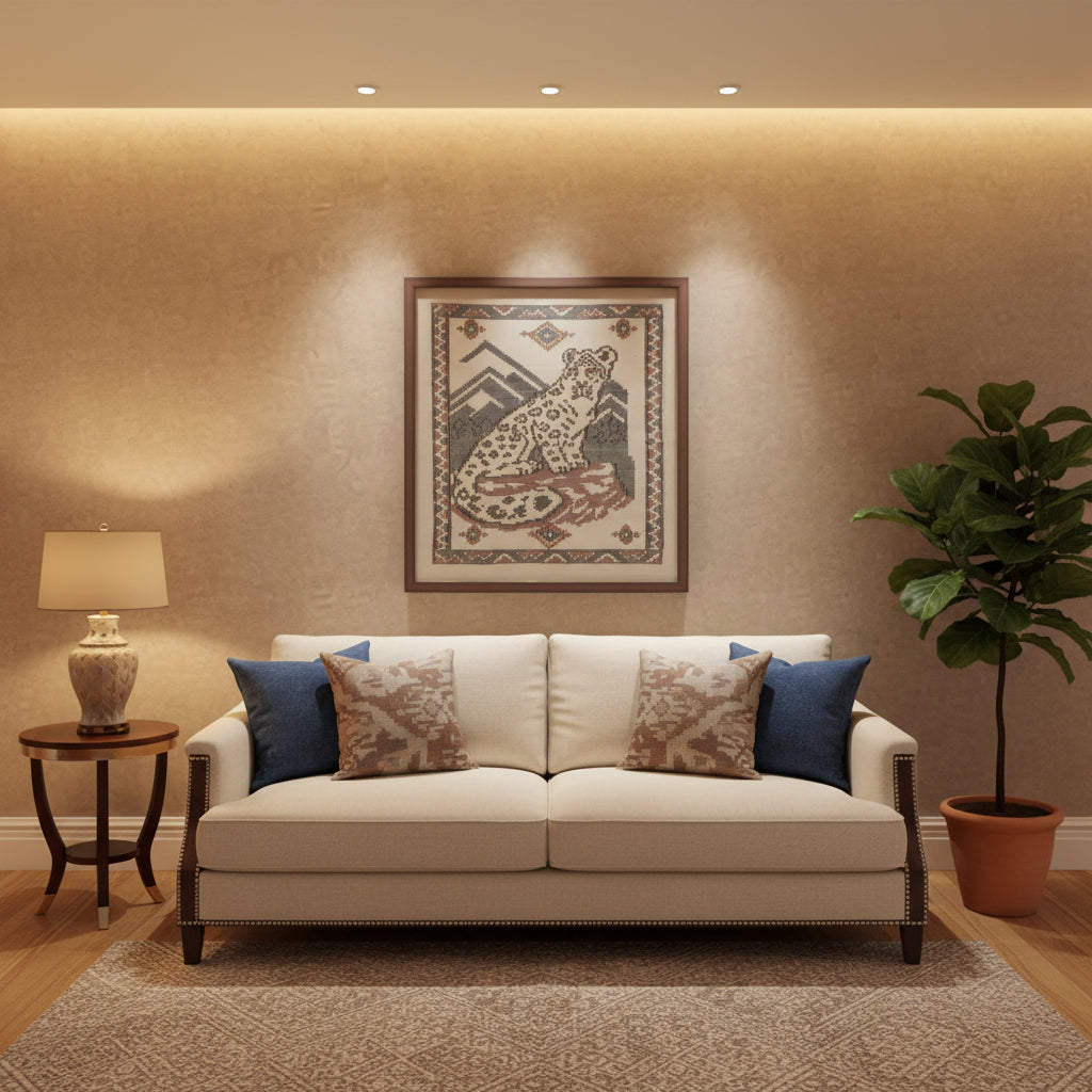 Snow Leopard of the Himalayas Painting