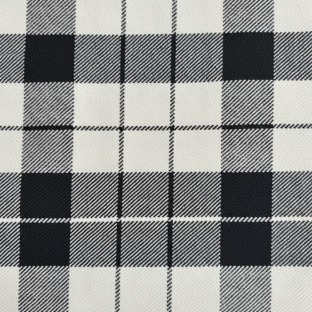 Hand Woven Pure Merino Wool Muffler (Black+White)
