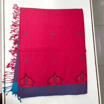 Pure Merino Wool Saree- Magenta (Limited Edition)