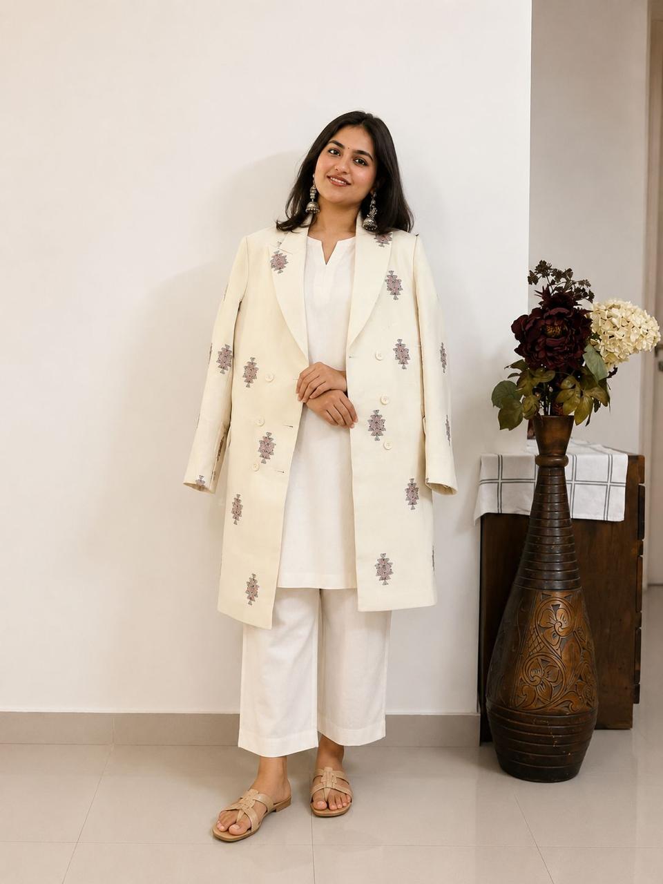 Women woolen Pure Merino Wool Coat