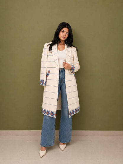 Women woolen Pure Merino Wool Coat