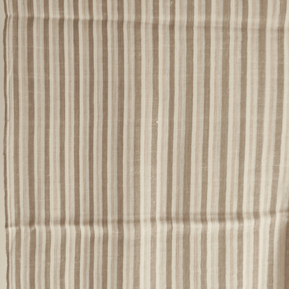 Hand Woven Pashmina + Merino Wool Kullu Stole - Striped (Beige) - Bhuttico Shawls
