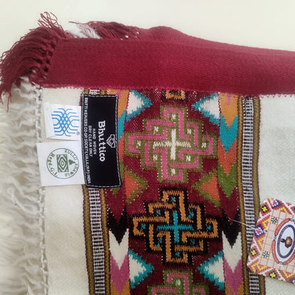 Hand Woven Pure Merino Wool Kullu Pattu - Bhuttico Shawls