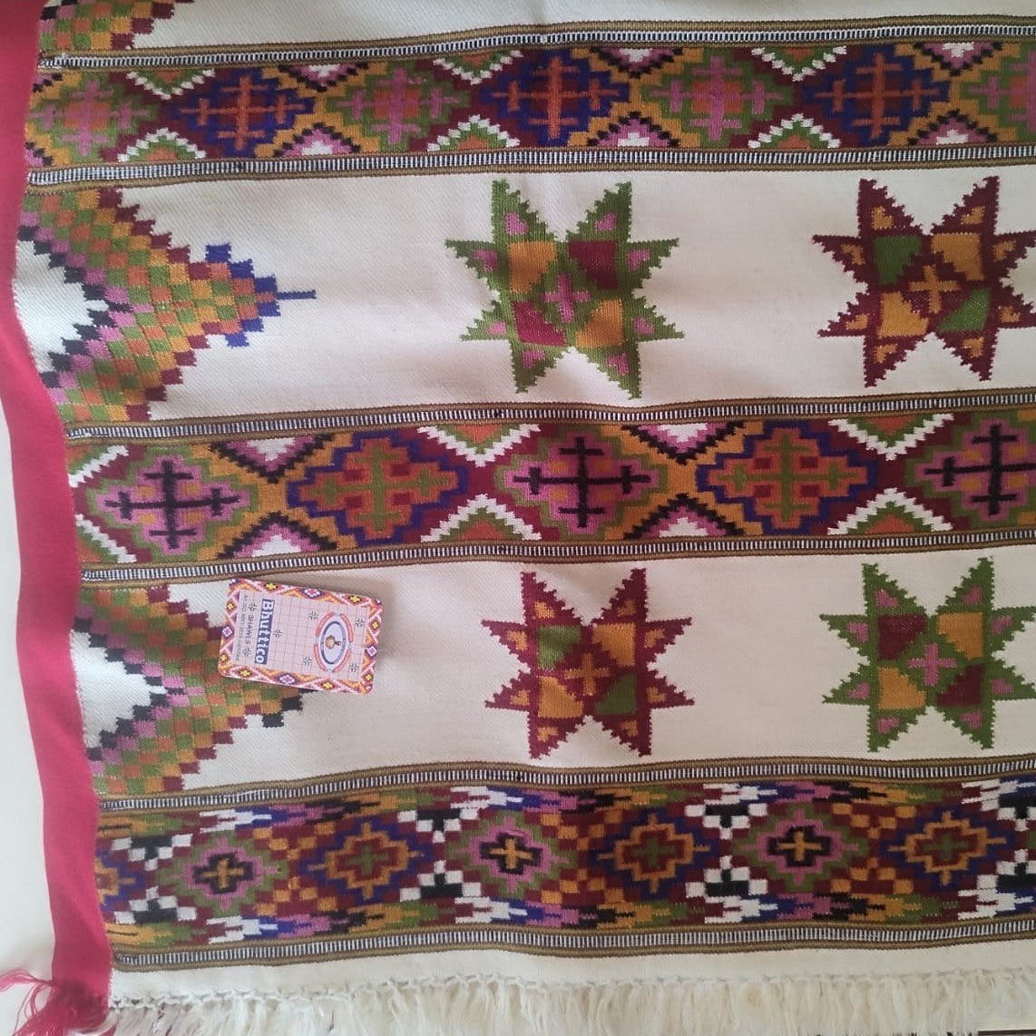 Hand Woven Pure Merino Wool Kullu Pattu - Bhuttico Shawls