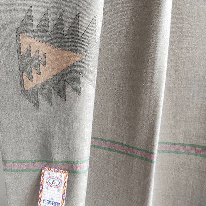 Hand Woven Pure Merino Wool Kullu Shawl - Bhuttico Shawls