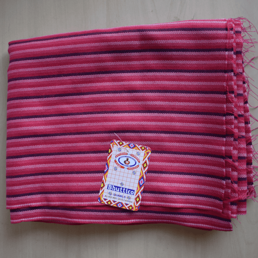 Hand Woven Pure Merino Wool Shirt Fabric - Bhuttico Shawls