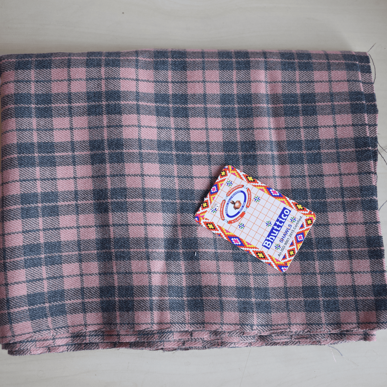 Hand Woven Pure Merino Wool Shirt Fabric - Bhuttico Shawls