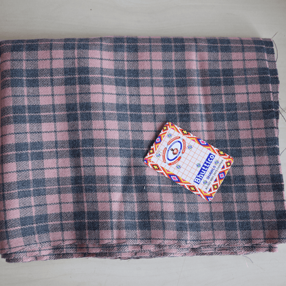 Hand Woven Pure Merino Wool Shirt Fabric - Bhuttico Shawls