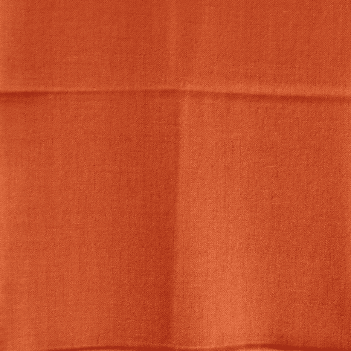 Hand Woven Pure Pashmina Kullu Stole (Orange) - Bhuttico Shawls
