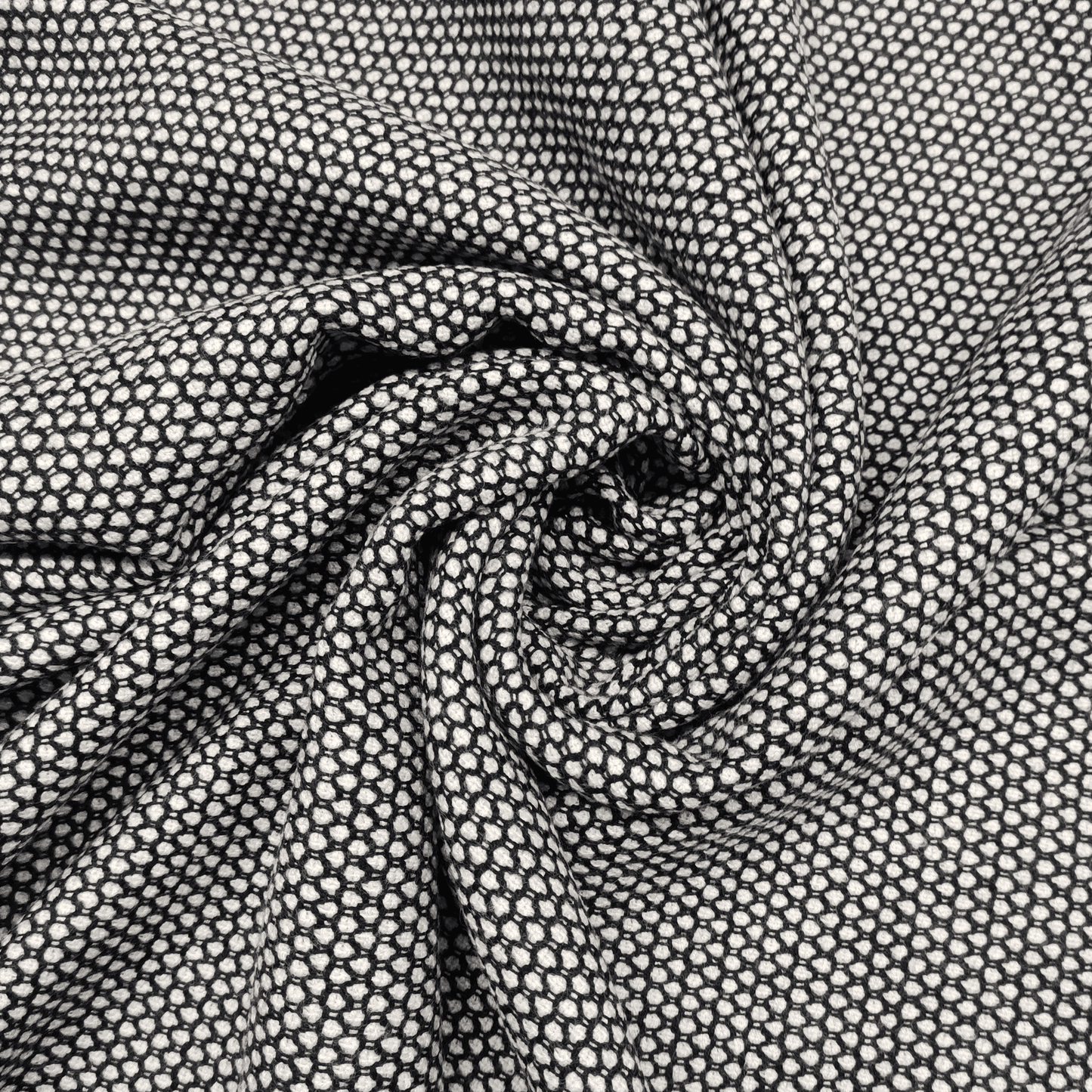 Hand Woven Pure Wool Honeycomb Fabric (2mtr) - Bhuttico Shawls
