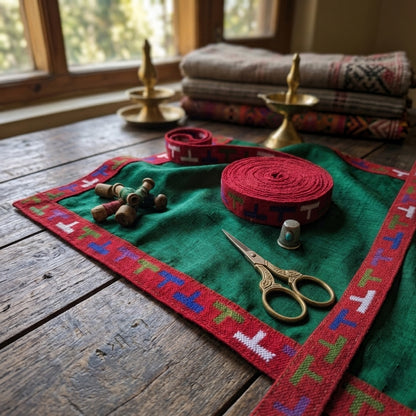 Kullu Patti lace (border) for suit cashmilon