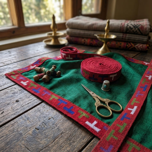 Kullu Patti lace (border) for suit cashmilon