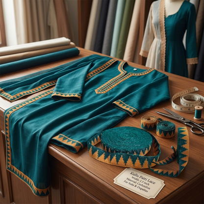 Kullu Patti lace (border) for suit cashmilon
