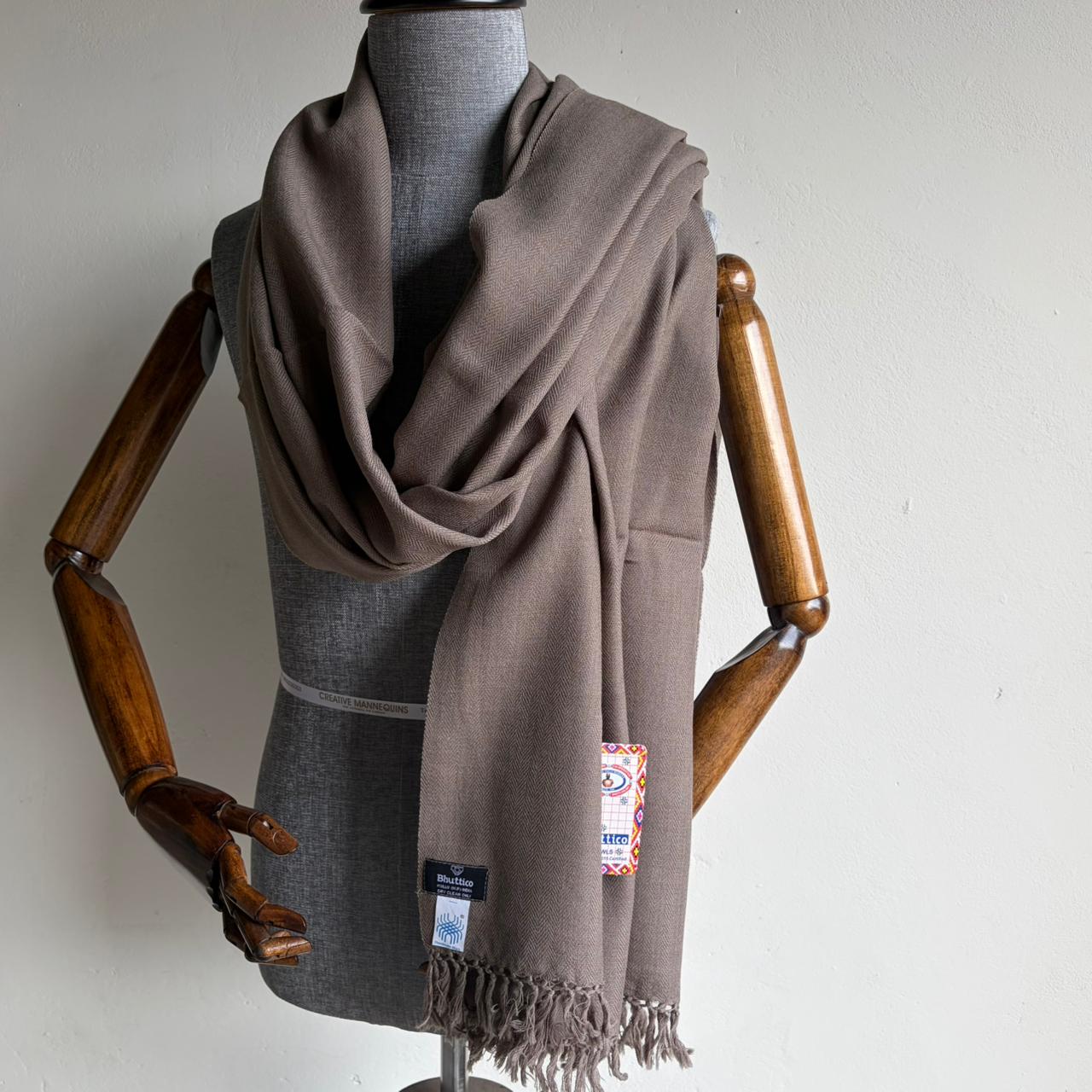 Men’s Cashmilon Wool Loi – (Taupe Colour)