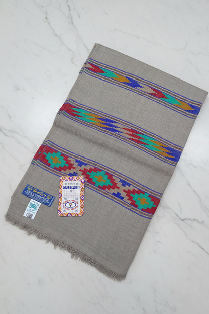 Hand Woven Muffler Pashmina and Wool Blend