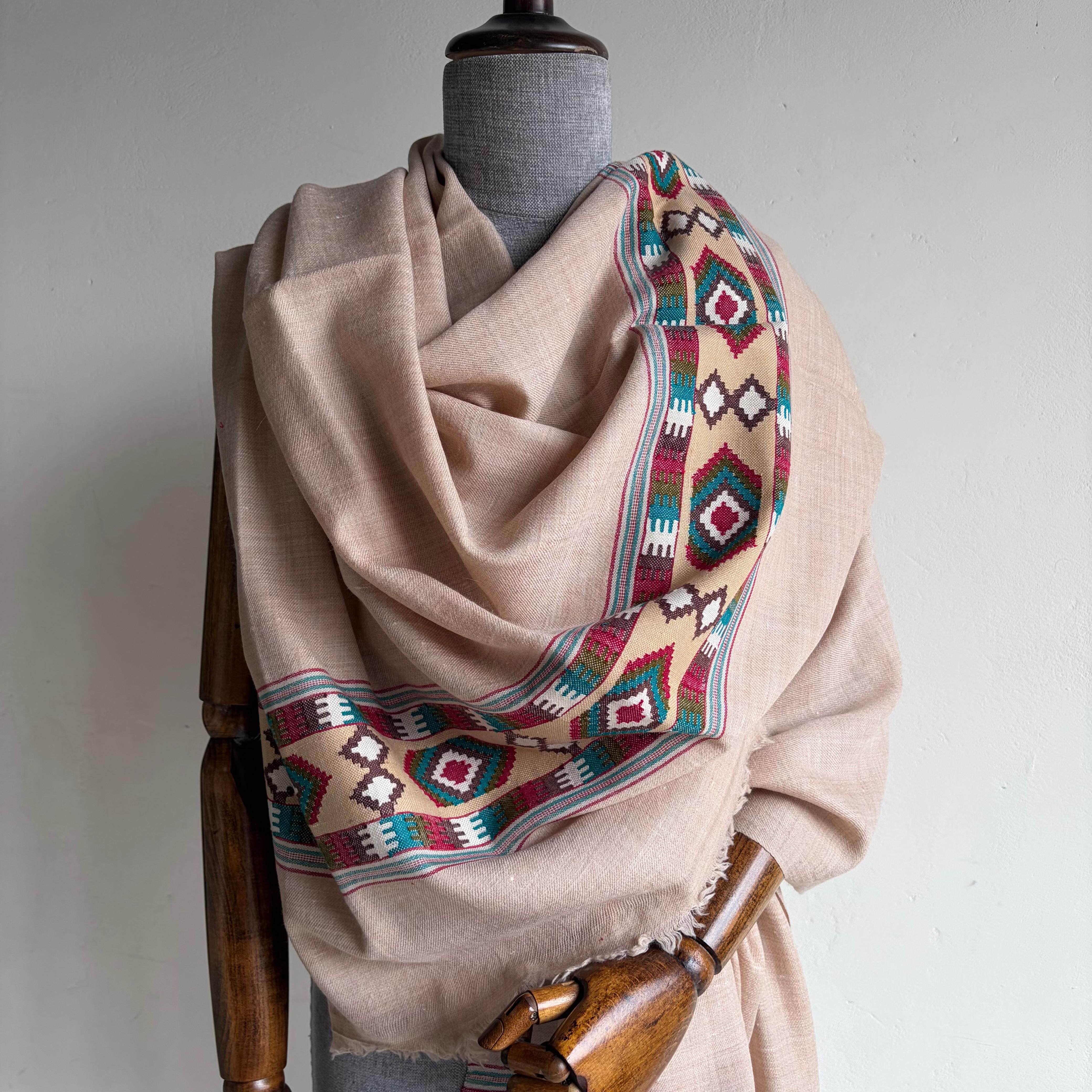 Angora Wool Shawls | 100% Handloom Pure Wool | Bhuttico
