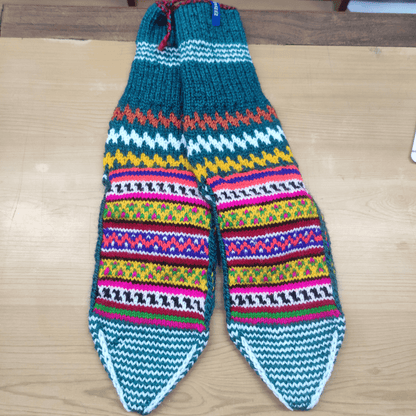 Bhuttico's Cashmilon Socks  – Teal